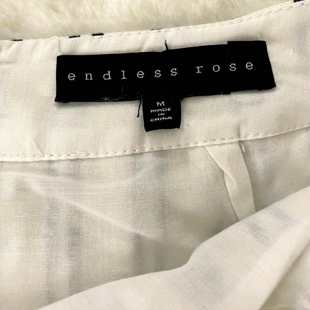 Endless Rose Striped Pencil Skirt with Button Detail - Picture 3 of 6